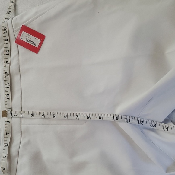 NWT Spanx Womens On-the-Go Slim Straight Ankle Pant 20372R Classic White size XL - Picture 6 of 10